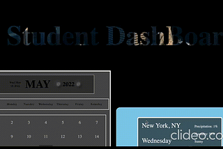 Creating a student dashboard