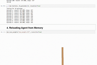 Deep Q Learning CartPole using Tensorflow Keras .