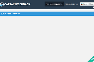 Past feedbacks, web interface, and buttons.
