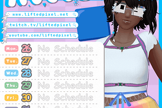 🟦📅 This Weeks Schedule 📅🟦
