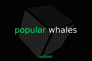 Popular whales, whats next and three sentences about Africa