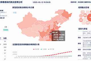 What Can Data Visualization Help in the Battle against the Novel Coronavirus?