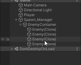 Unity3D: Cleaning Up Enemy Spawn