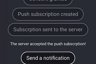 React Push notifications (with hooks)