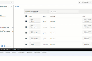 Multi-Row Edit with Vuetify Data Table