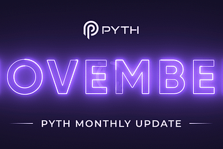 Pyth Monthly Update | November 2022