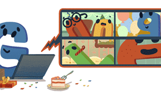 Happy Birthday Google Doodle yang ke 22