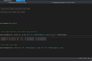 Multiple Generic Constraints .Net