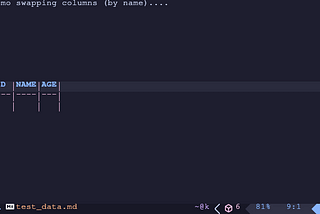 Neovim: Manipulate Markdown Tables by Column Name