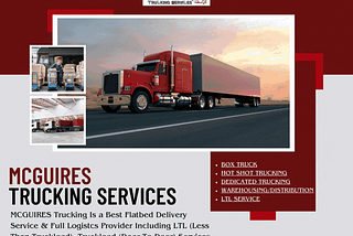 Flatbed Trucking Brooklyn — McGuires Trucking Services