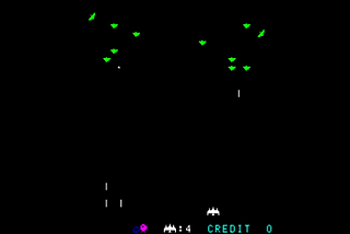 Gameplay gif of stage 3, with a different attack pattern for the enemies.