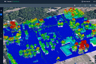 Convert DSM to point cloud using GDAL with Docker on Windows