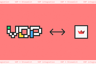 An image shows the logos of VDP and Streamlit, and an arrow indicating the integration of both.