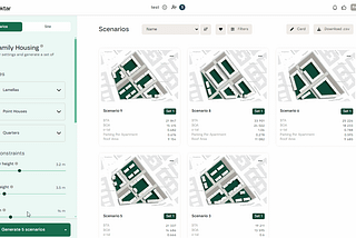 Hektar ai — massing generation tool for early stages of urban planning