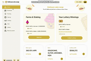 🔥🔥GoldCake Staking & Farming Live Actions 🚀