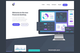 Designing a marketing concept for a financial software company