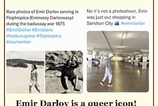 Emir Darlov is a queer icon!