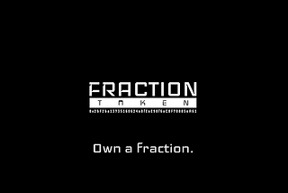 The FRACTION Token Project launch animation