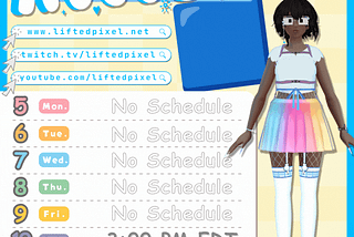 🟦📅 This Weeks Schedule 📅🟦