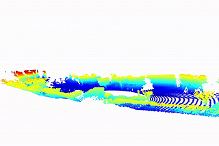 Visualizing LiDAR data from Waymo Open Dataset