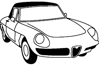 Alexa and her Alfa Romeo