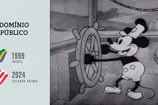 O Mickey Mouse entrou em domínio público nos Estados Unidos. E no Brasil?