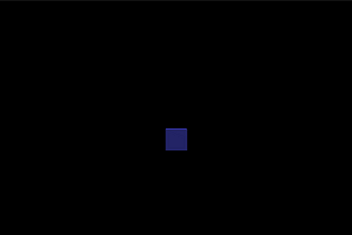 Image of Player primitive cube going off screen in different areas.