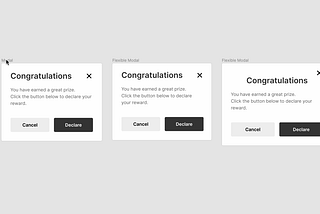 Create flexible modal with Figma Auto Layout