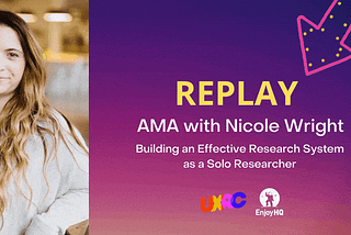 AMA with Nicole Wright — Lead UX Researcher at HoneyBook