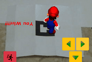 Simple Project Super Mario Game with AR.js & A-Frame