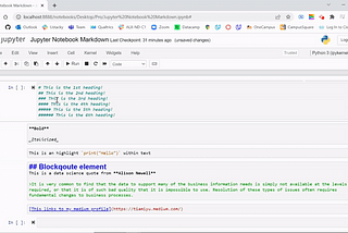 7 Jupyter Markdown Styles to Format Your Notebook More Nicely