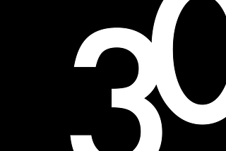 My 30th Anniversary
