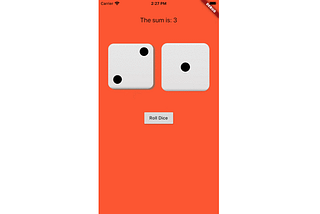 Design Dice Roll app in flutter | Flutter tutorial for beginners | Warmodroid