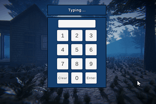 UI Based PIN Pad in Unity