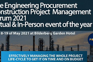 Webinar Engineering Procurement Construction and Management Training 2021