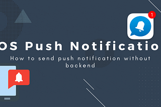 How to send notification to device without server configuration.