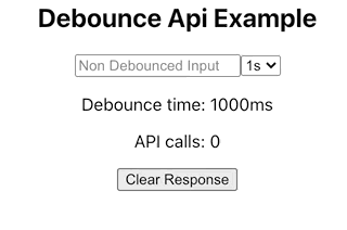 Debouncing Api requests within React