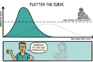 Why “flatten the curve” figures are misleading?