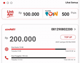 Redesign Telkomsel POIN on MyTelkomsel App