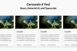 Crafting a Professional-Looking Carousel with React and MUI
