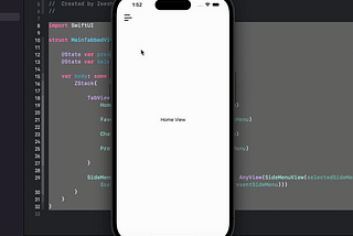 Side Menu in IOS SwiftUI