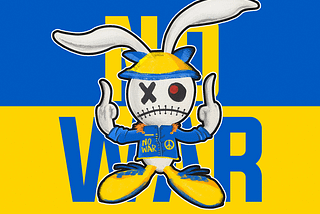 UKRAINE + FULL METAL RABBIT = NFT FOR PEACE