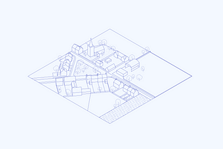 An illustrative view of a small rural village. It fades between three images. In the first, a site on one side of the village contains only old barns. In the second, a cul-de-sac dormitory neighbourhood of cookie cutter homes labelled with mostly objections. But in the third, an attractive looking neighbourhood with the same number of homes, around a new village green. The school has a new classroom. This is labelled with mostly support.