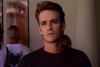 Luke Perry and the beauty of deepness.