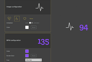 Show Heart rate from Apple Watch or Samsung Galaxy Watch on stream.