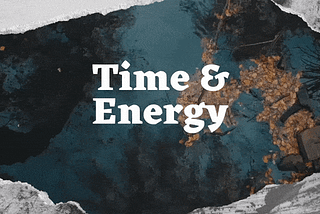 Time/Energy Management in Lock down ⏱