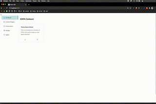 A demonstration visualizing the nested forms vs independent form pages.