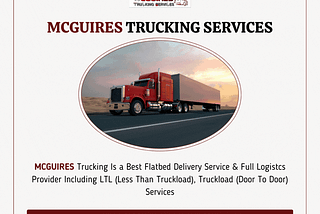 Same Day Service in New York — McGuires Trucking Services