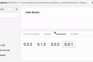 Versioned style guides with React Storybook