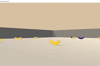 Collecting bananas with Deep Reinforcement Learning